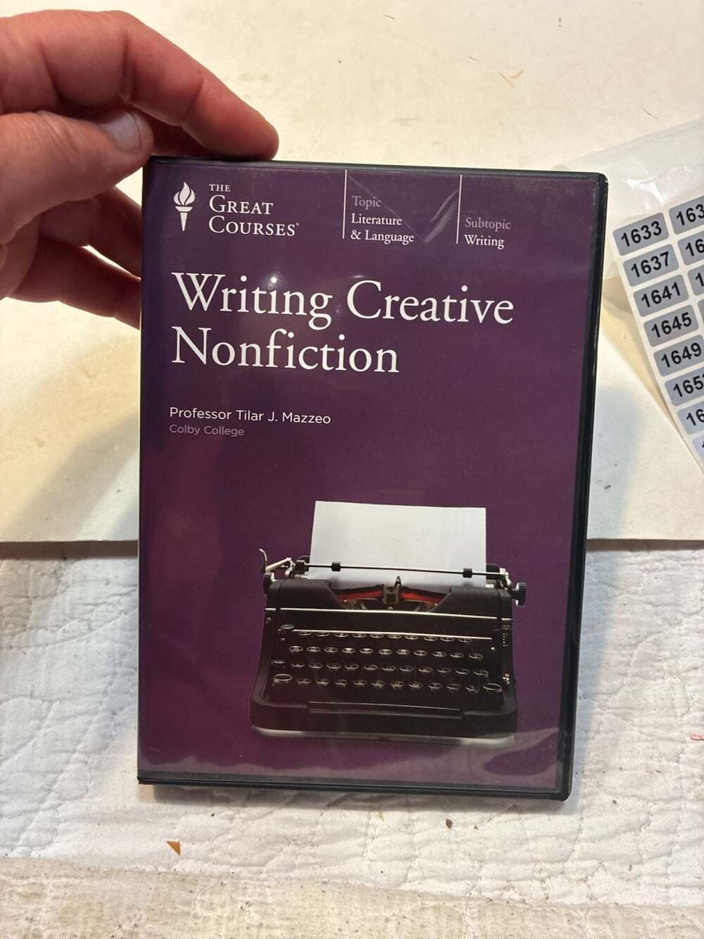 The Great Courses Writing Creative Nonfiction 4-Disc DVD Set